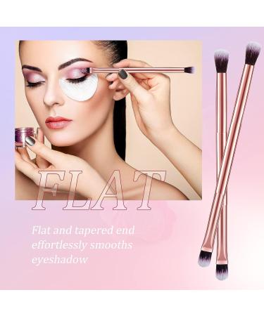 12 Pcs Eyeshadow Smudge Brush 2 in 1 Double Ended Concealer Makeup Applicator - Buy Online on SooperMarket.com