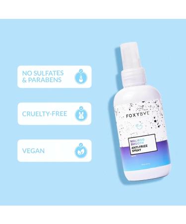 FoxyBae Anti Frizz Spray - with Biotin - Smoothes Hair Hydrates Nourishing - Lightweight Formula - Maliboo Smooth - 6 Fl Oz - Buy Online on SooperMarket.com