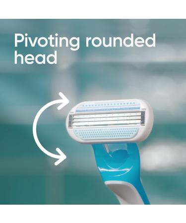 Gillette Venus Oceana Disposable Razors for Women - Pack of 4 (4 x 3 Pieces) | International Shipping Available - Buy Online on SooperMarket.com