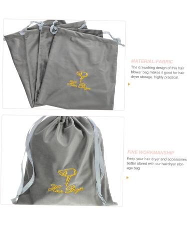 Baluue 4pcs Fabric Hair Dryers Hair Dryer Drawstring Bags Storage Bag for Hair Dryer - Buy Online on SooperMarket.com