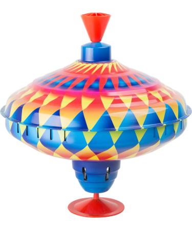 Small Foot Brummkreisel Kunterbunt train the fine motor skills with a base of rubber for children from 12 months animal 10298 multi -colored 1 piece (1 pack)