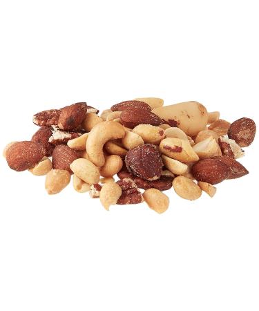 Happy Belly Salted Mixed Nuts with Peanuts 16 Ounce - Premium Quality Snack Mix - 1 Pound Pack - Amazon Brand - Buy Online on SooperMarket.com