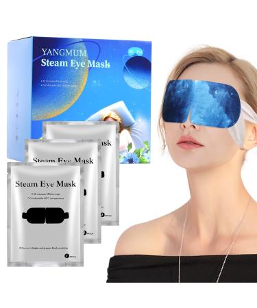 SDSM Steam Eye Mask 20 Packs Self Heating Eye Masks for Dry Eyes Warming Eye Mask Disposable Heated Eye Mask for Dry Eyes Fatigue Dark Circles Tired Eyes Sleep Mask Stress Relief Gifts Unscented