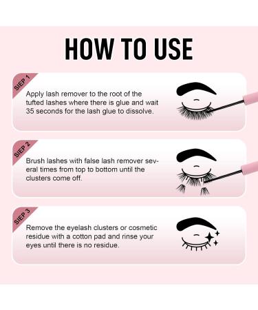 FADLASH Sensitive Skin Eyelash Glue Remover Cream 5ml - Gentle Lash Extension Cleanser - Buy Online on SooperMarket.com