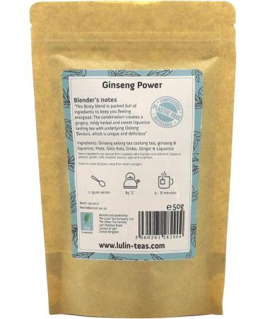 LuLin Teas Ginseng Power Loose Tea 50 g Loose Tea 50 g - Buy Online on SooperMarket.com