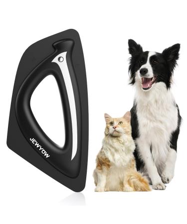 Jewyow mini animal hair remover effective animal hair remover brush for couch carpet sofa furniture ergonise design hair remover animal hair black