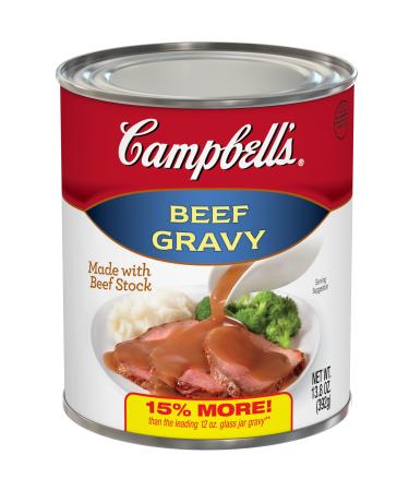 Campbell's Gravy Beef 13.8 Oz Can, Pack of 12