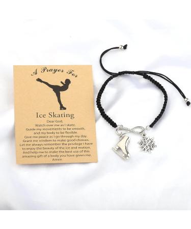 MyoSpark Ice Skating Bracelet - Figure Skater Gift for Skate Lovers | Skater Jewelry for Ice Skating Team - Ice Skating Card Included - Buy Online on SooperMarket.com