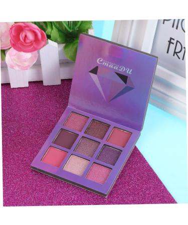 Healvian 3pcs 9 Women Eye Shadow Eyeshadow Makeup Palette Metallic Eye Shadow Palettes Purple - Buy Online on SooperMarket.com