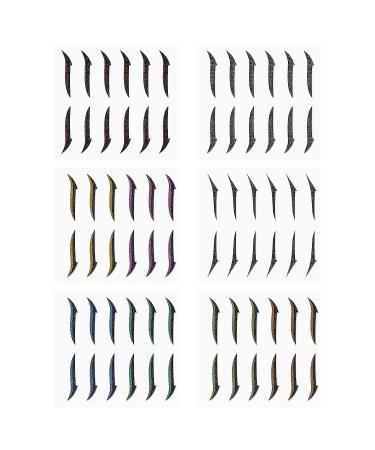 Cat Eye Makeup Double Eyelid Sticker: 36 Reusable Eyeliner and Lash Enhancer Stickers - Buy Online on SooperMarket.com