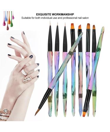 9PC Nail Art Kit: Pens Brushes Dots & Marking Tools for DIY Designs - Buy Online on SooperMarket.com
