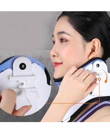 Adjustable Cervical Neck Traction Device PE Plastic Balanced Traction Knob Adjustment Lightweight Neck for Home Hospital - Buy Online on SooperMarket.com