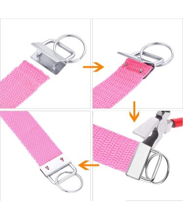 Qovydx 45Pcs 1 Inch Silver Wristlet Key Fob Hardware Set with Split Rings - Ideal for Keychains and Lanyards - Buy Online on SooperMarket.com
