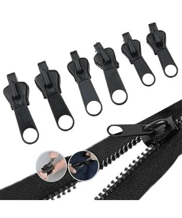 Removable Metal Zipper Repair Set - Zipper Pulls for Jackets Suitcases & Backpacks - Black - Buy Online on SooperMarket.com