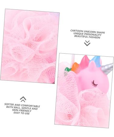 Shop Cabilock Unicorn Bath Ball Toys - 2Pcs Exfoliating Mesh Scrubbers for Kids | Perfect for Spa & Shower - Buy Online on SooperMarket.com
