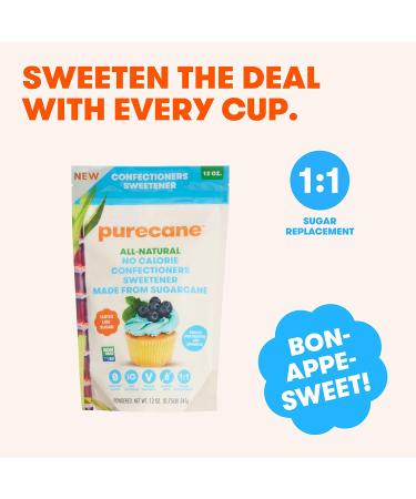 Purecane No Calorie Confectioners Sweetener - 12 oz (341 g) | Sugar-Free Baking & Sweetening Ideal - Buy Online on SooperMarket.com