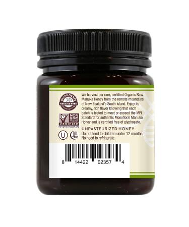 Buy Wedderspoon Organic Raw Manuka Honey KFactor 16 - 8.8 oz (250g) | Premium Health Benefits - Buy Online on SooperMarket.com
