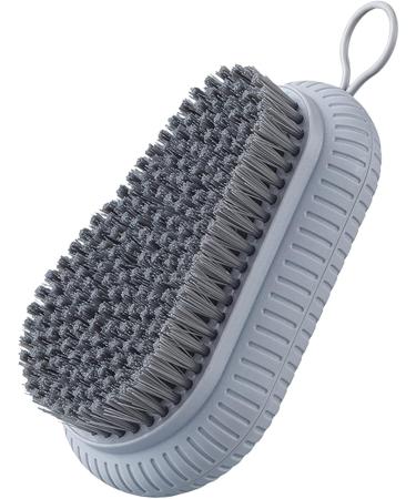 FACYNDE Needle Cleaning Brush - Stylish Fingernail Peeling Brush with Loop for Effective Nail Care - Unisex Pedicure Tool in Gray - Buy Online on SooperMarket.com