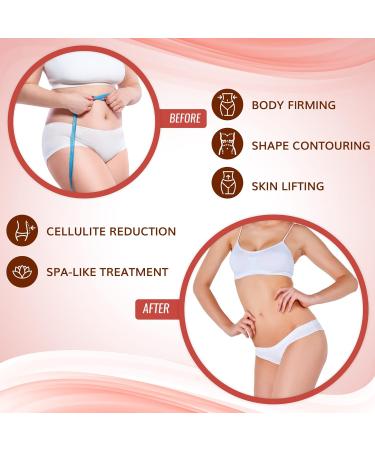 5 All Natural Moisturizing Body Applicator Wraps - Anti-Cellulite Firming Tummy Wrap Solution - Buy Online on SooperMarket.com