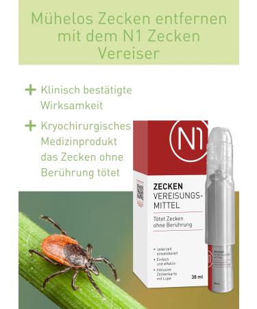 N1 Ticks Verere 38 ml + Tick Card - Safe & Pain-Free Tick Remover for Humans & Animals - Remove Up to 40 Ticks Easily - Buy Online on SooperMarket.com