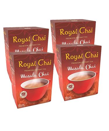 Royal Chai Premium Instant Tea Masala sweetened 220g x 4