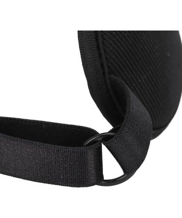Black Soft Polyester Magnet Blindfold for Comfortable Home Use - Adjustable Size - Buy Online on SooperMarket.com