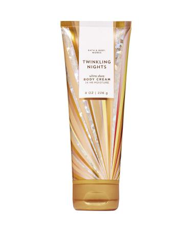 Bath and Body Works TWINKLING NIGHTS Ultra Shea Body Cream 8 Fluid Ounce (2019 Limited Edition)