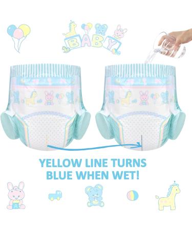 Buy LittleForBig Adjustable Velcro Adult Printed Diapers - 10 Pack Baby Parade (Medium 71-96 CM) Blue M - International Shipping Available - Buy Online on SooperMarket.com
