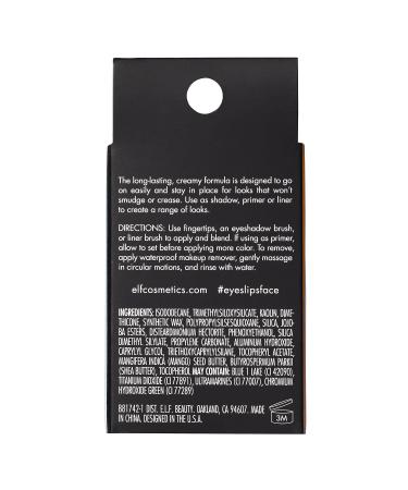 e.l.f. No Budge Cream Eyeshadow - Golden Rays | Primer, Liner, 3-in-1 | Vegan & Cruelty-Free - Buy Online on SooperMarket.com