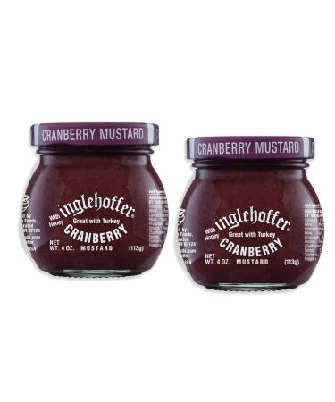 Inglehoffer Cranberry Honey Mustard 4oz(Pack of 2)