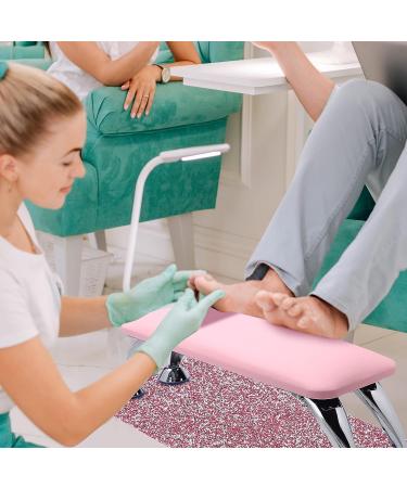 Professional Pink Leather Arm Rest for Nails with Wipes - Manicure Hand Pillow for Nail Techs - Buy Online on SooperMarket.com