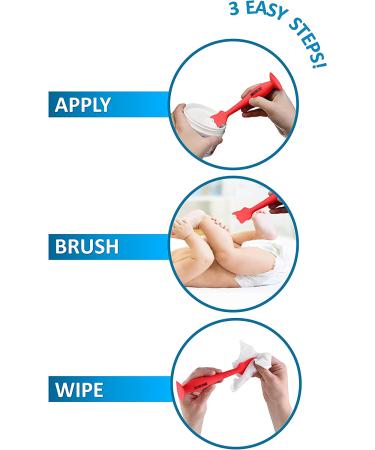 Triple Paste Diaper Rash Cream 8oz with Zinc Oxide - Hypoallergenic Baby Ointment Essential for Baby Care | Includes Brexonic Baby Butt Cream Applicator - Buy Online on SooperMarket.com