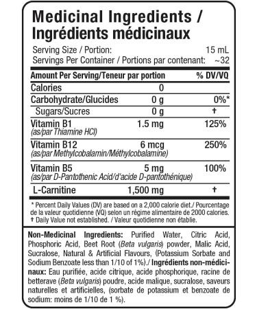 ALLMAX Nutrition - L-Carnitine Liquid + Vitamin B5 - Fruit Punch - 473 ml Carnitine Liquid Fruit Punch 473 ml (Pack of 1) - Buy Online on SooperMarket.com