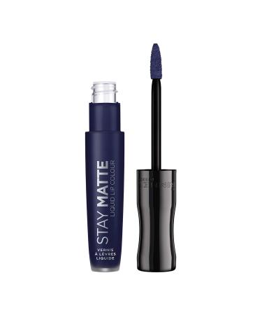 Rimmel Stay Matte Liquid Lip Colour Vernis A Levres 830 Blue 830 Blue Iris 1 piece (1 pack)