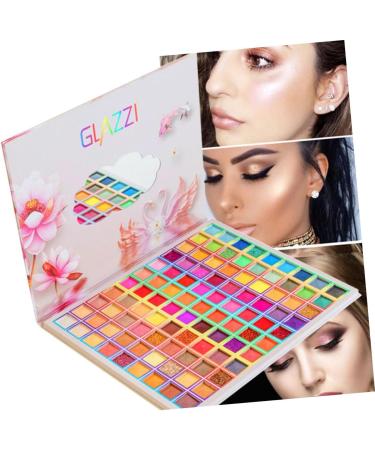Angoily 1 Box Eyeshadow Palette Highlighters Makeup Pallette Eyeshadow Pallet Glitter Powder Cosmetics - Buy Online on SooperMarket.com