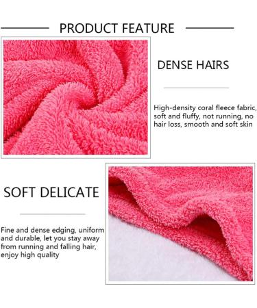 Kabinga 4-Piece Turban Set with Buttons - Fast-Drying Soft Microfiber Hair Towels for All Hair Types | Unisex Youth Absorbent 4L - Buy Online on SooperMarket.com
