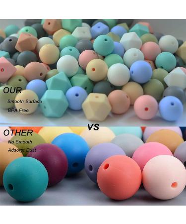 Silicone Pearls for Babies - Round Star Pearls Pacifier Clips Keychain & Toy Accessories - Buy Online on SooperMarket.com