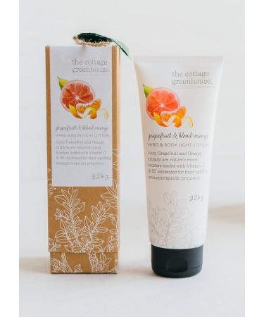 The Cottage Greenhouse Grapefruit & Blood Orange Body Lotion | Lightweight  Moisturizer | Paraben Free  Vegan  Never Animal Tested | Includes Shea Butter | 8 oz / 226 g