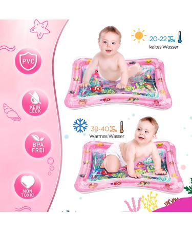 Dusor Water Mat for Babies | BPA-Free Inflatable Play Mat - Perfect for 3-9 Months | Fun Water Play & Tummy Time Activities - Buy Online on SooperMarket.com