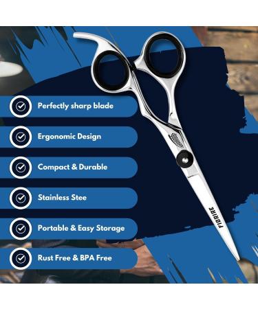 Fiorire Stainless Steel Barber Scissor - Professional Hair Cutting Tool for Men and Women - Buy Online on SooperMarket.com