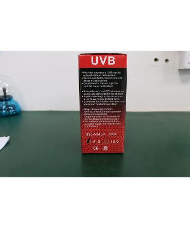 Dernord UV Lamp for Reptiles - 13W 5.0 UVA/UVB Terrarium Light Bulb for Budgies Leopard Geckos & Turtles - Optimal Heat Lamp - Buy Online on SooperMarket.com