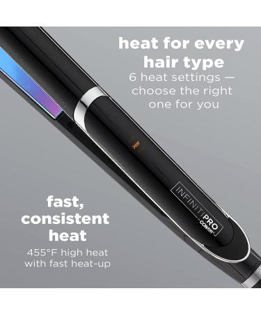 INFINITIPRO BY CONAIR Rainbow Titanium Flat Iron 1-inch - Professional Styling Tool - Buy Online on SooperMarket.com