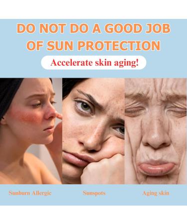 Sunscreen SPF 50+ Sun Cream SPF 50+ Oil Control Face Sun Cream SPF 50 PA++++ Suncream Factor 50 for Face Waterproof Travel Sun Cream Ultra Light UVA & UVB Protetion Non-Perfumed - Buy Online on SooperMarket.com