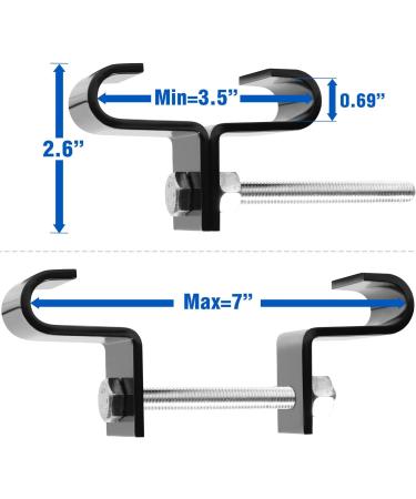 Yes4All Heavy Duty Stainless Steel I-Beam Clamp Hanger for Punching Bag - Ideal for Boxing, Muay Thai, MMA Training - Buy Online on SooperMarket.com