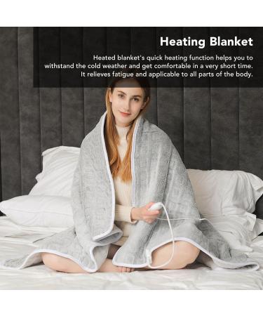 HEEPDD Heating Blanket - Skin Washable Soft Flannel Automatic Shutoff Constant Temperature - Perfect Gift (EU Plug 230V) - Buy Online on SooperMarket.com