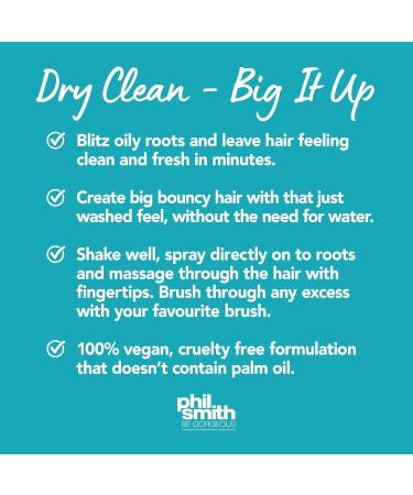 Phil Smith Be Gorgeous | Big It Up! Volume Boosting Dry Shampoo | For Fine and Flat Hair | Vegan Friendly | Instant Refresh | 200 ml | Pack of 6 - Buy Online on SooperMarket.com