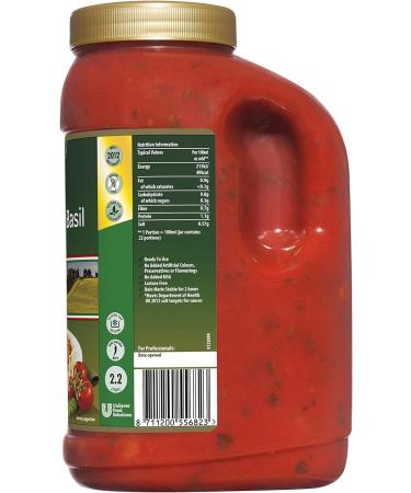 Knorr Professional Tomato & Basil Pasta Sauce 2.2L - Ready to Use - Buy Online on SooperMarket.com