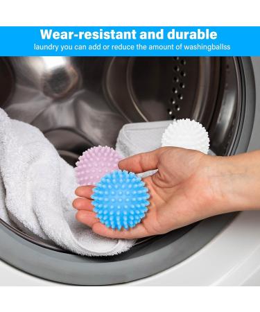 Pack of 6 Dryer Balls Washing Balls for Washing Machine Reusable Dryer Balls Laundry Dryer Drying Balls Dryer Balls for Dryers and Tumble Dryers - Buy Online on SooperMarket.com