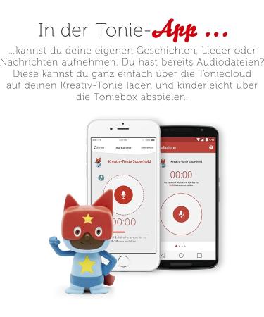 Buy Tonies Hearing Figure for Toniebox - Creative Superhero 90 Minutes of Recordings Kids 3+ International Shipping - Buy Online on SooperMarket.com