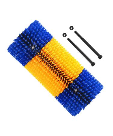 Generic scratch brush for farm animals - relieves itching and cleaning massage brush - cow brush beef brush horse cow scratches cattle brush for horse cattle sheep pig blue